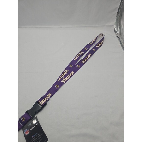 Minnesota Vikings Detachable Team Logo Lanyard Keychain NFL - Picture 7 of 13